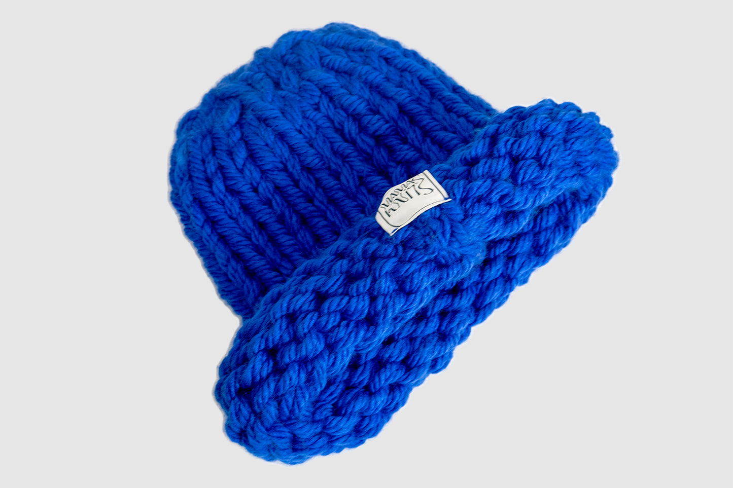 Frosty Blue Chunky Hat